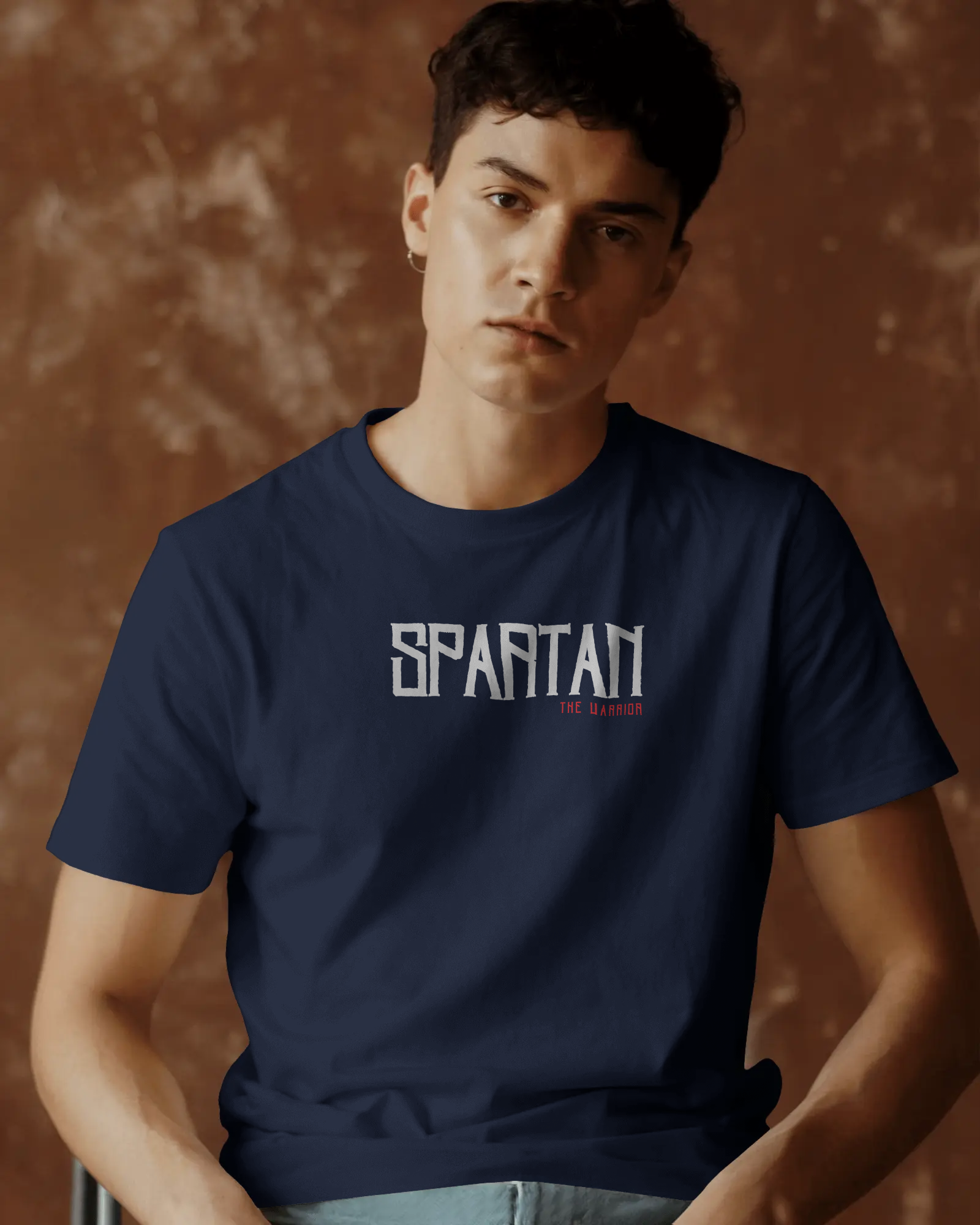 Spartan Warrior Navy Tee