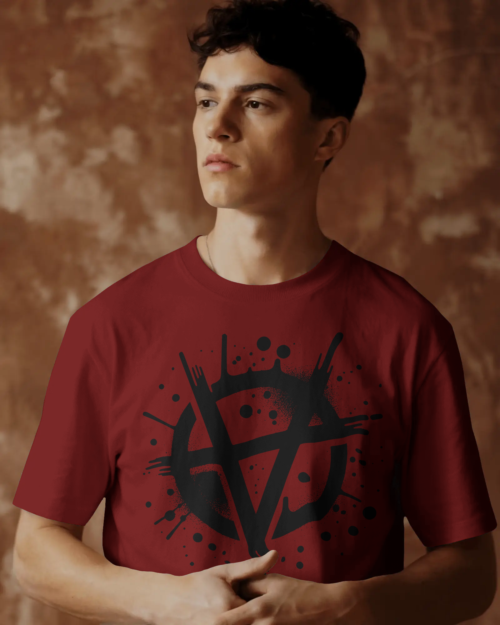 Abstract Splatter Graphic Tee