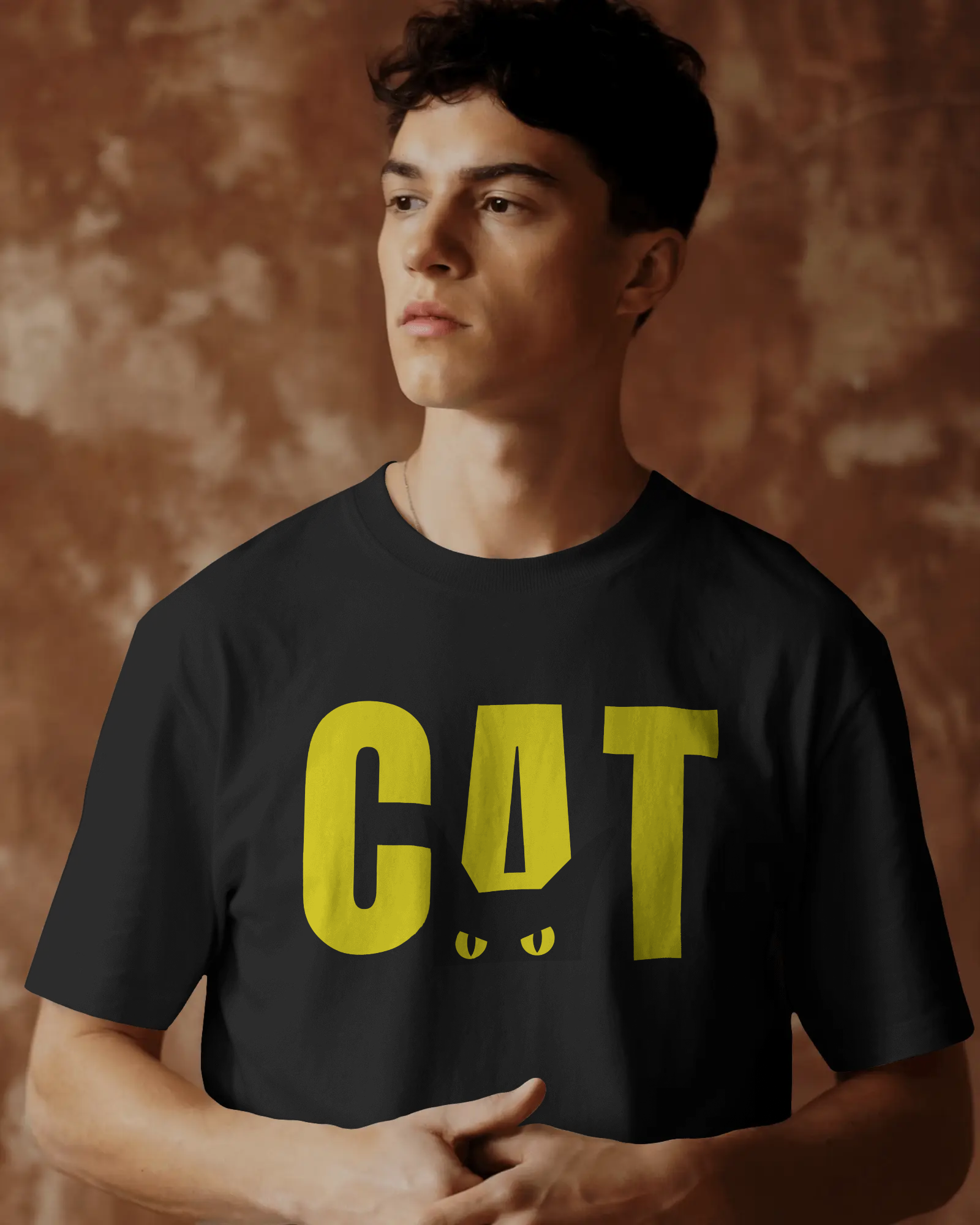 Sneaky Peeking Cat Tee