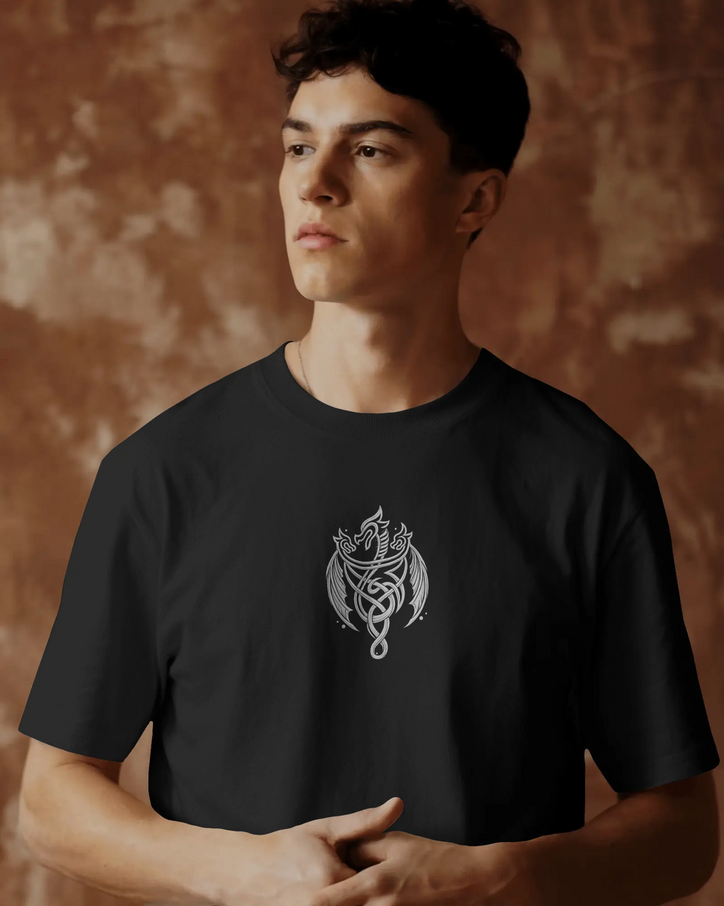 Silver Serpent Dragon Tee