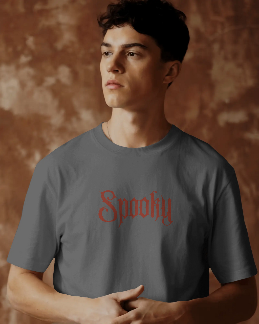 Grey Spooky Club Skeleton Tee