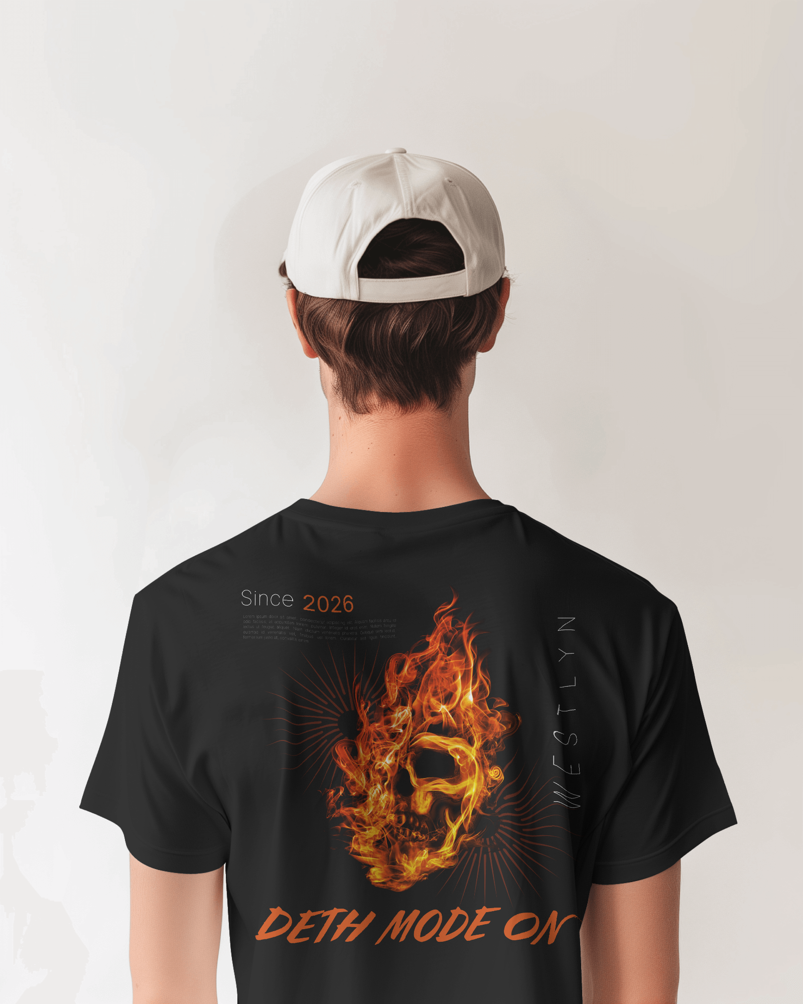 Skull Deth Mode On Tee