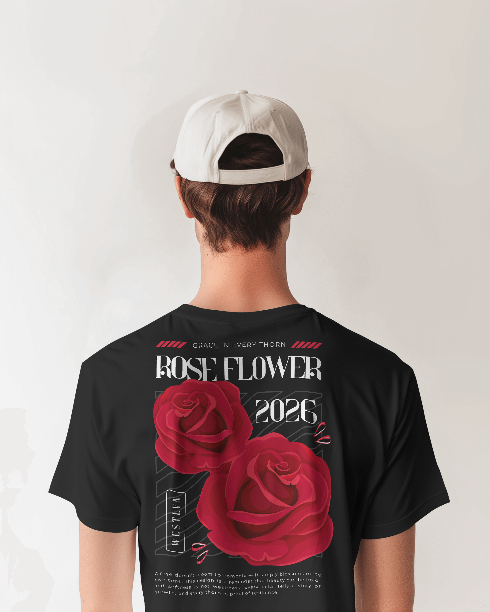 Rose Flower Grace Tee