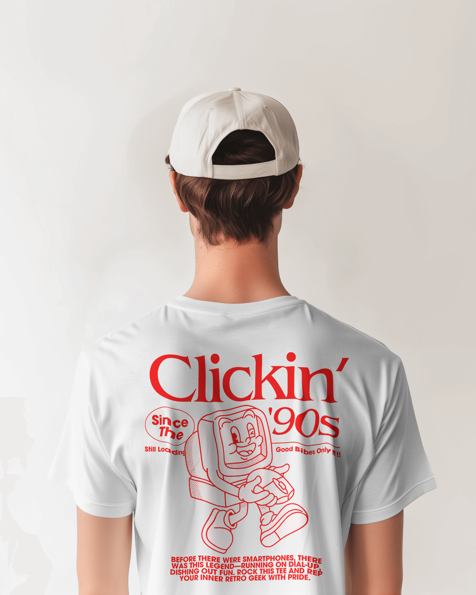 Clickin 90s Retro Tee