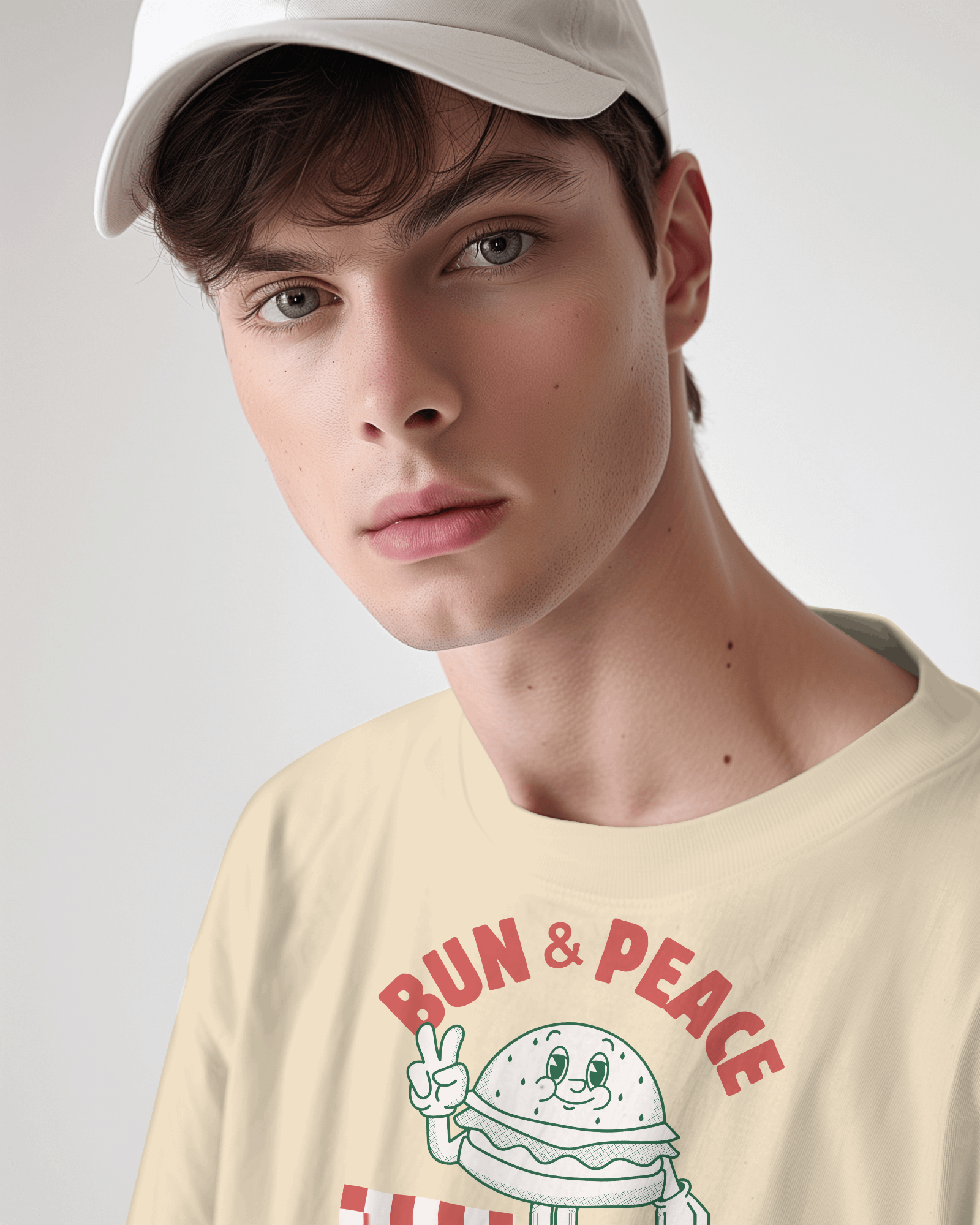 Burger Cartoon Graphic Tee